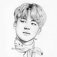 Artstation Kim Nam Joon Rm Bts Pencil Drawing Romina Marcillo