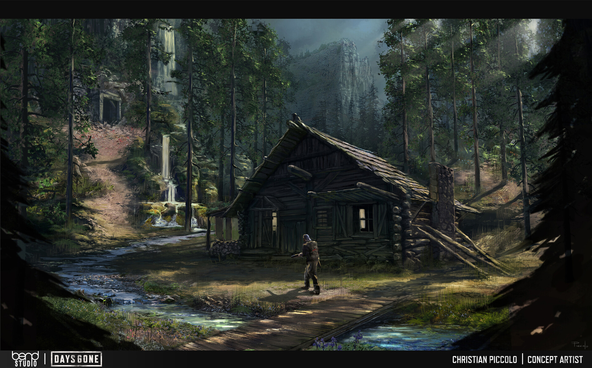 Christian A Piccolo Concept Art Days Gone Cabin