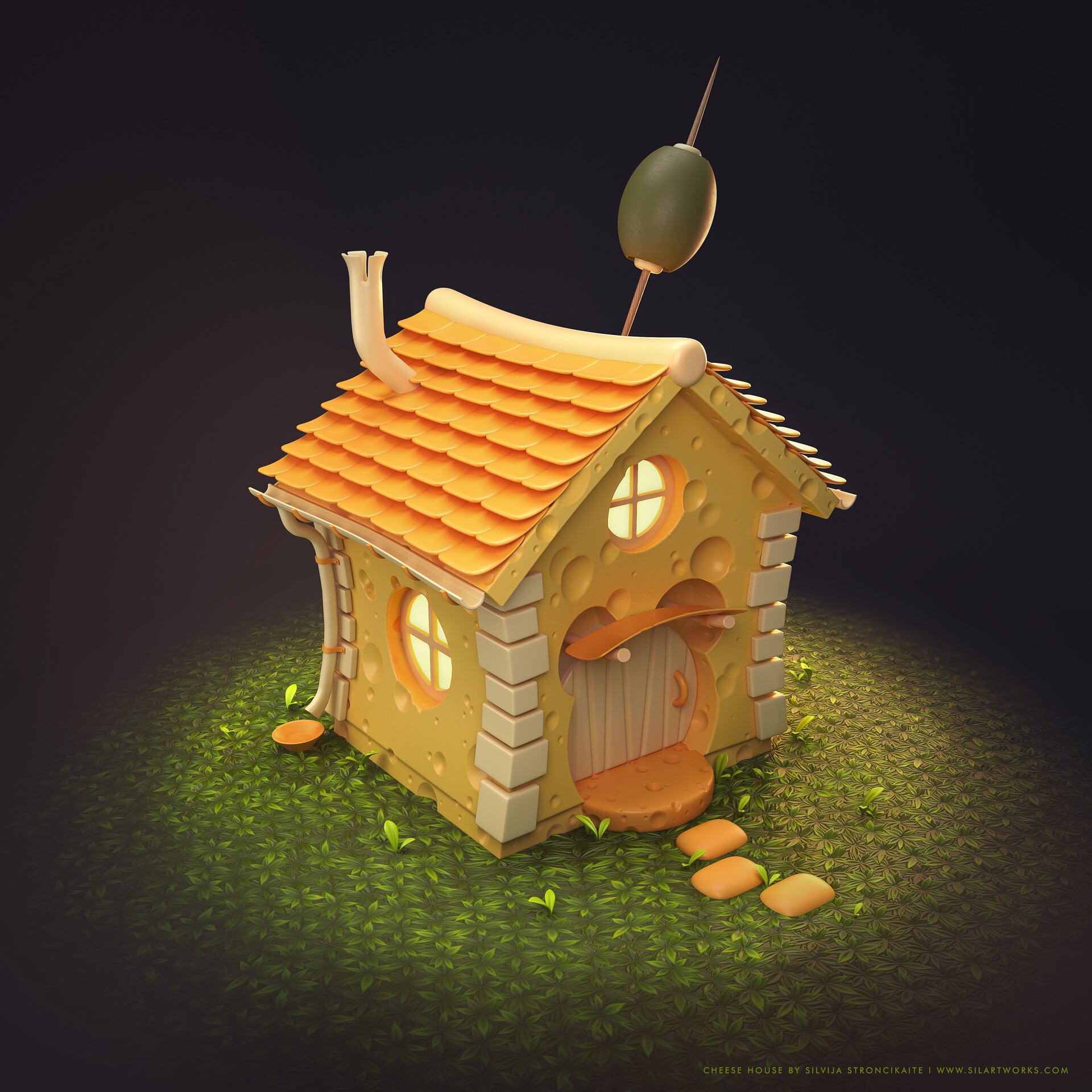 ArtStation Cheese House