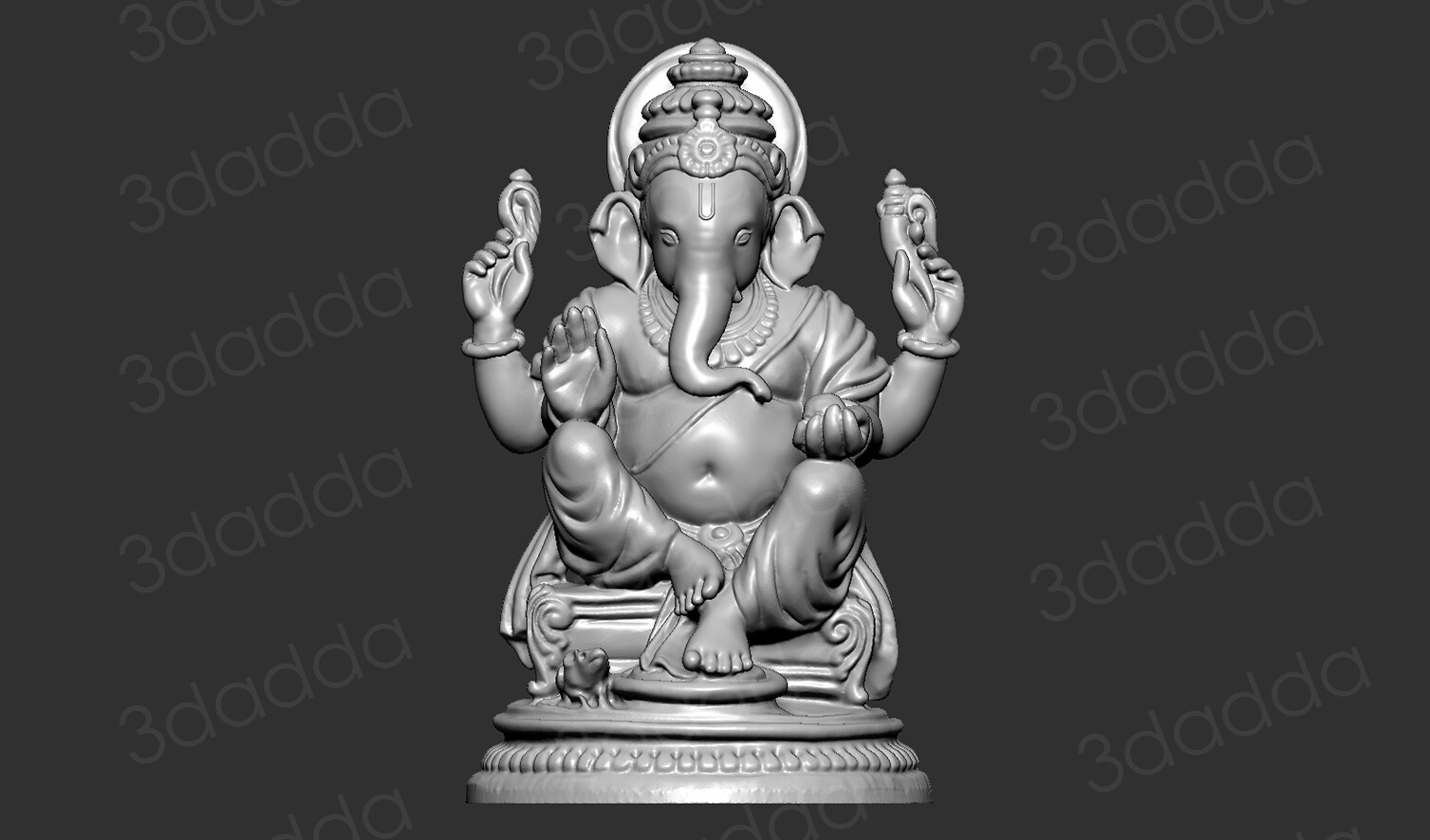 Ganesh idol 3d sales model