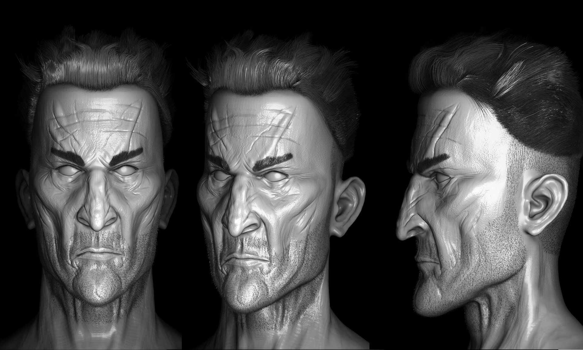 ArtStation - face sculpt