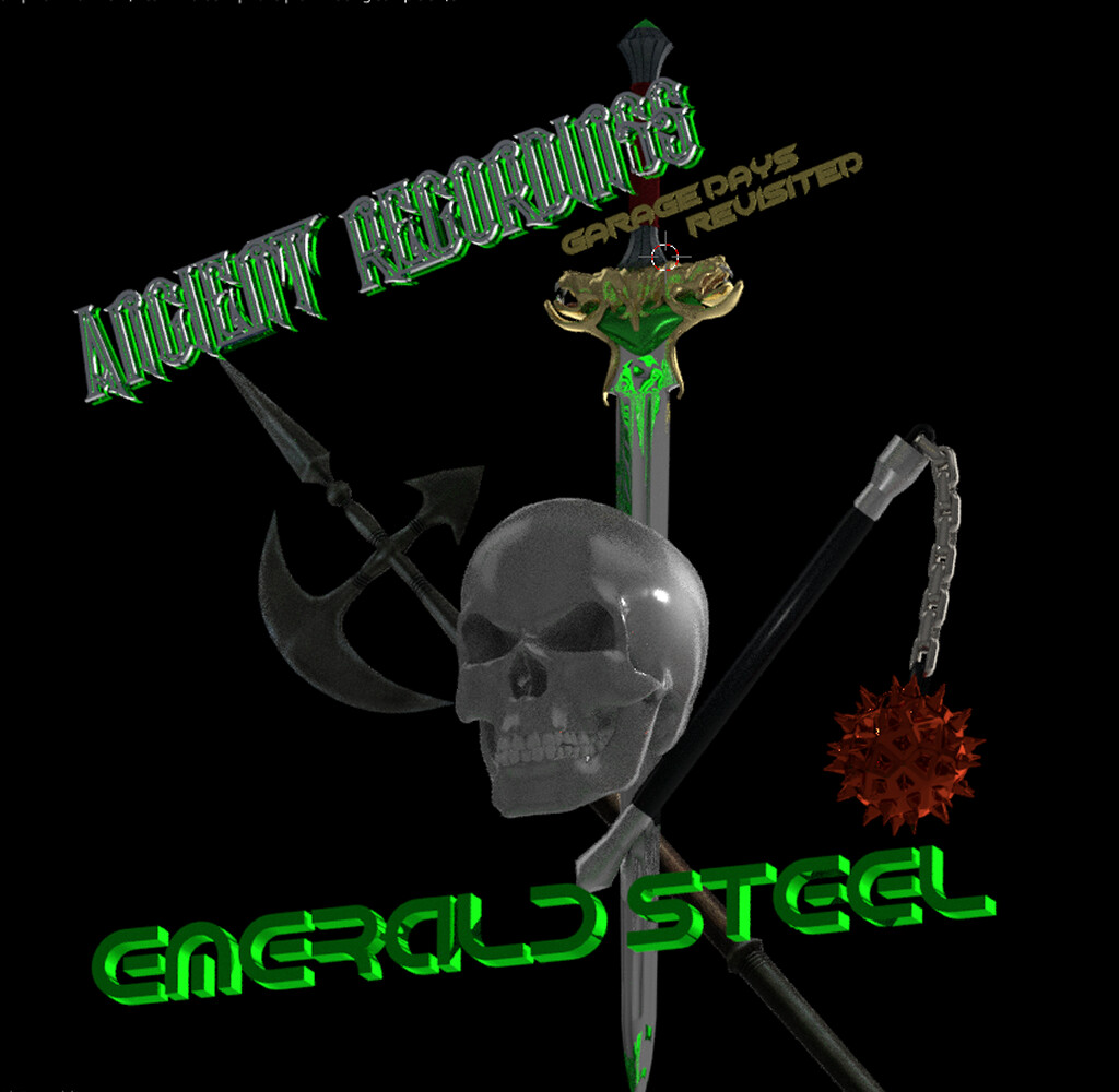 Randy Monhollen Emerald Steel Garage Days Revisited Album Cover