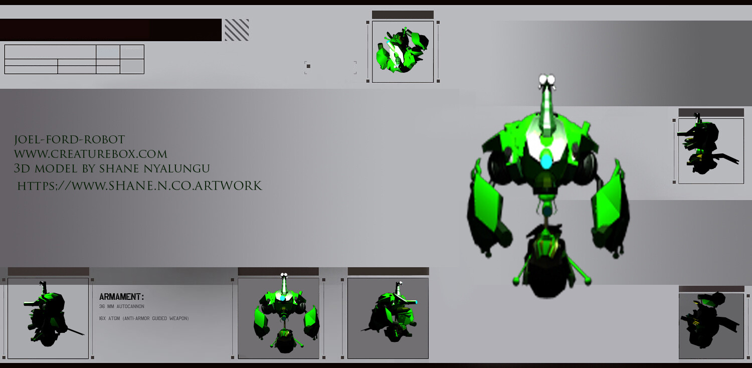 Artstation Greenrobot Shane N