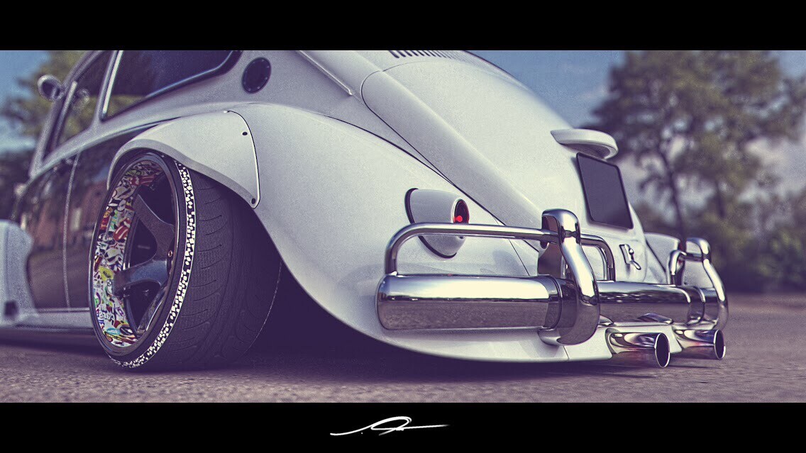 Vw beetle fender shop flares