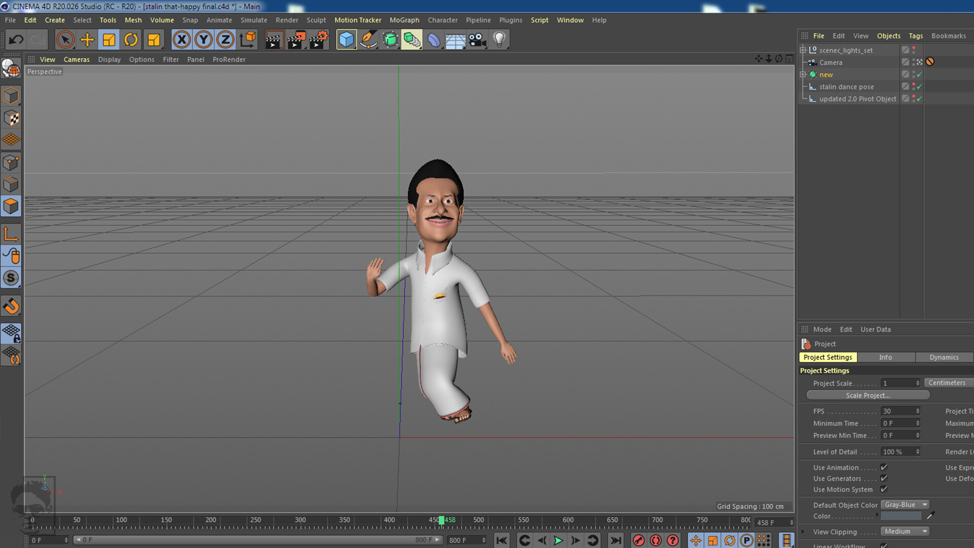 Artstation M K Stalin 3d Cariature Animation Damodharan V