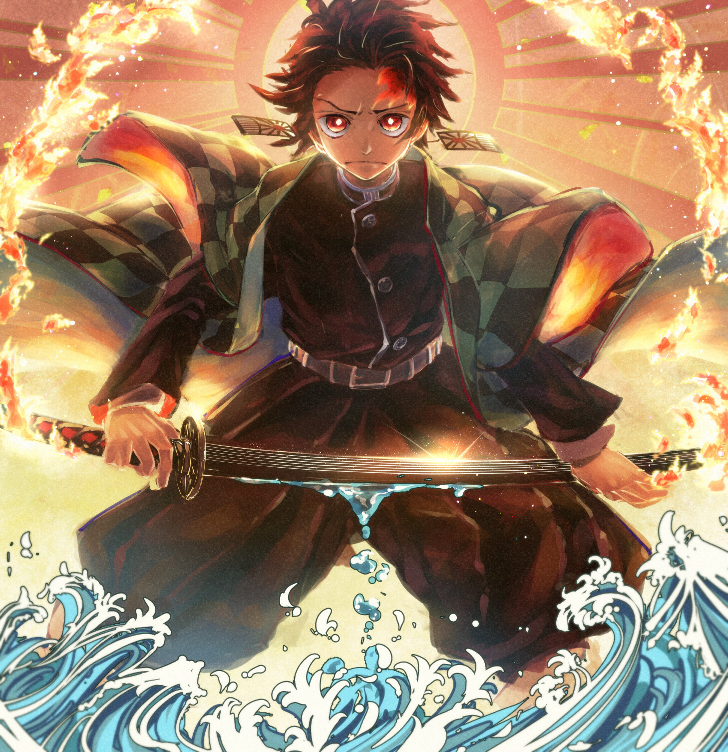 Kết quả hình ảnh cho fanart tanjiro