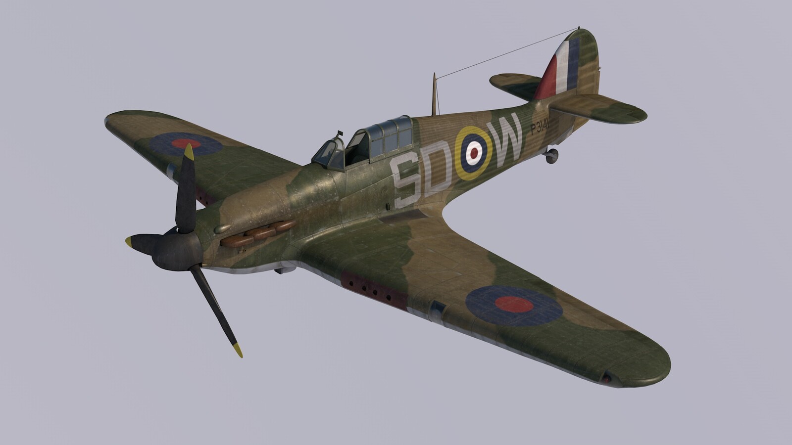 Hurricane Mk.I of 501 Squadron, P/O Pawel Zenker.