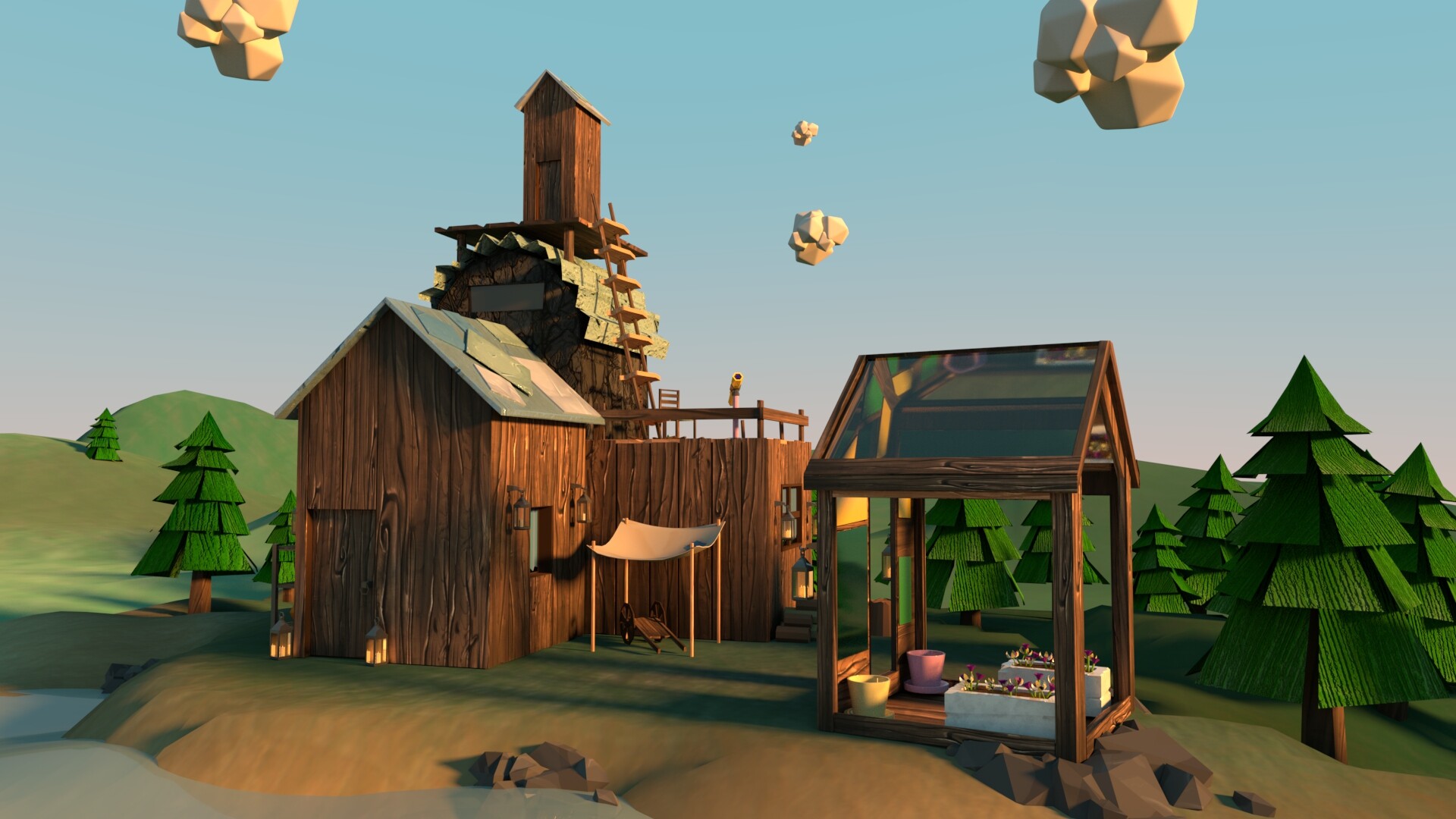 ArtStation - 3D Modeling Exercice plus Textures