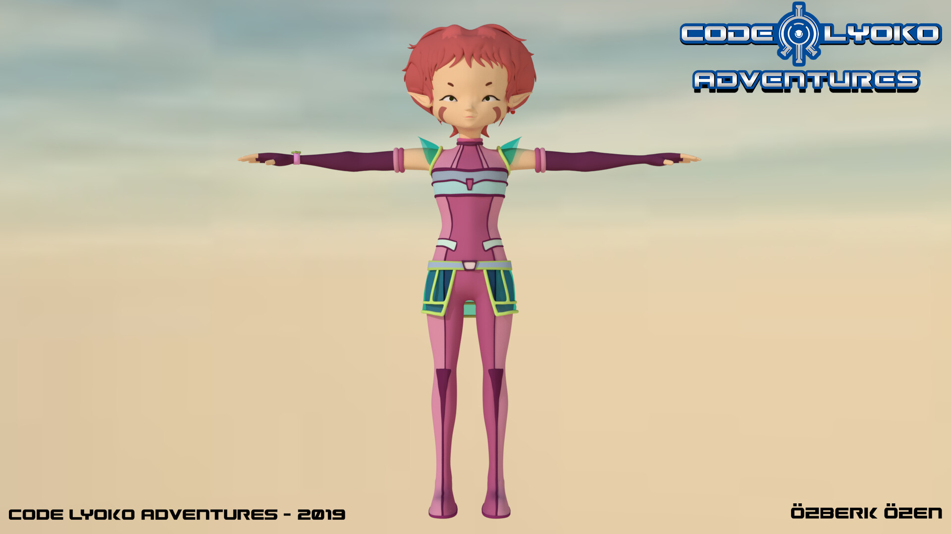 artstation my 3d code lyoko models