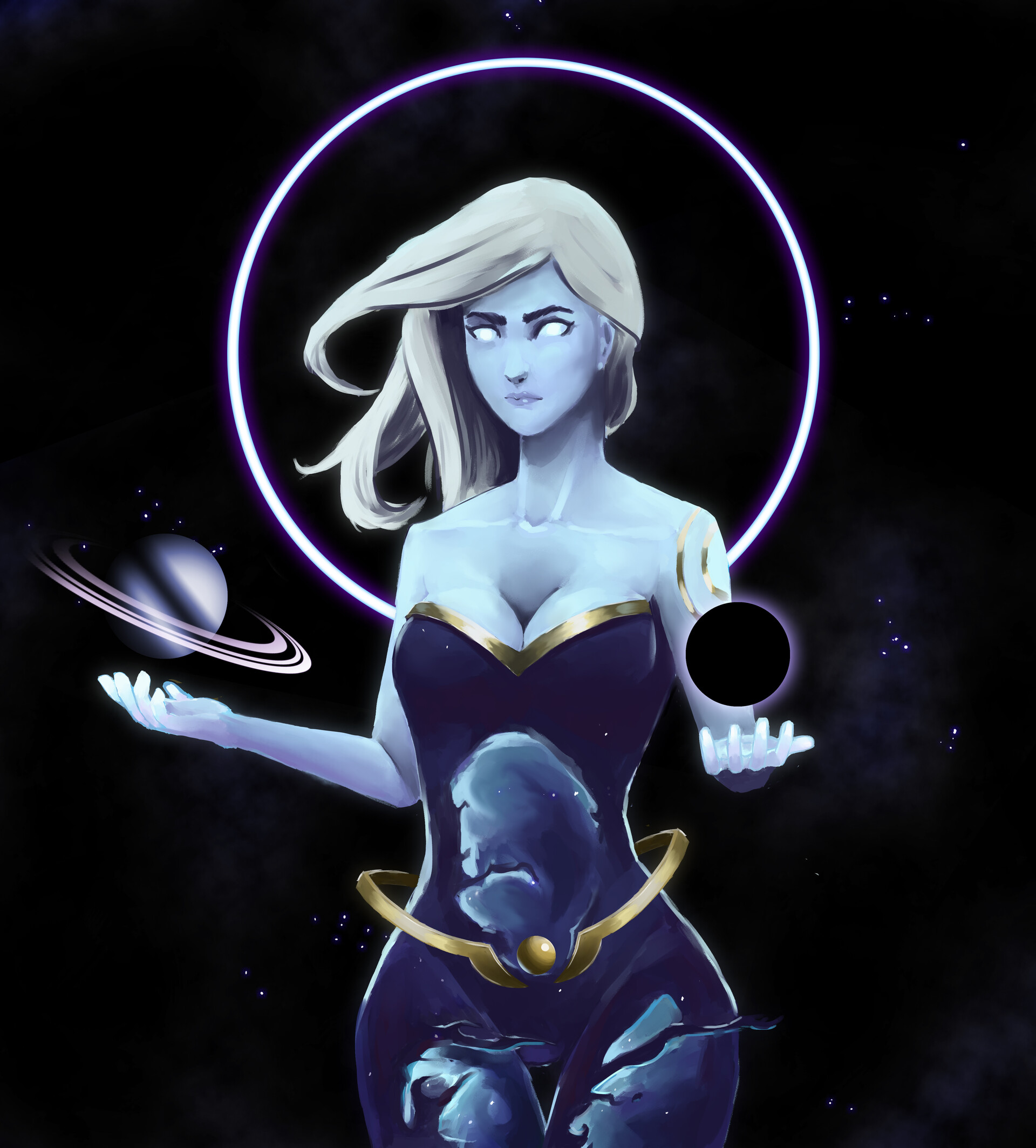 ArtStation - Dark Cosmic Camille - League of Legends fanart