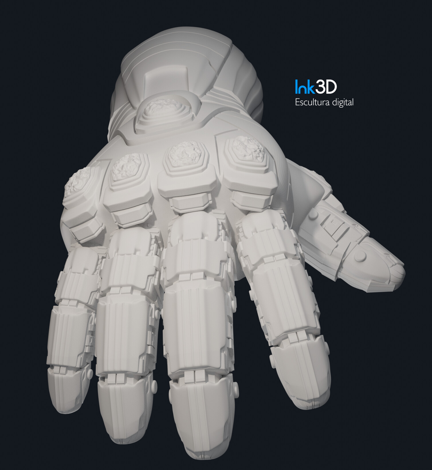 Artstation Tony Stark Nano Gauntlet Cristian Johan