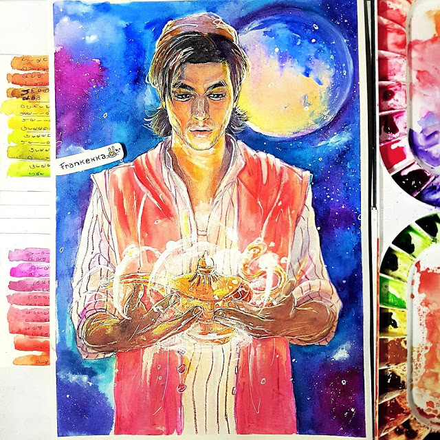 Frankekka Art Watercolor Portraits