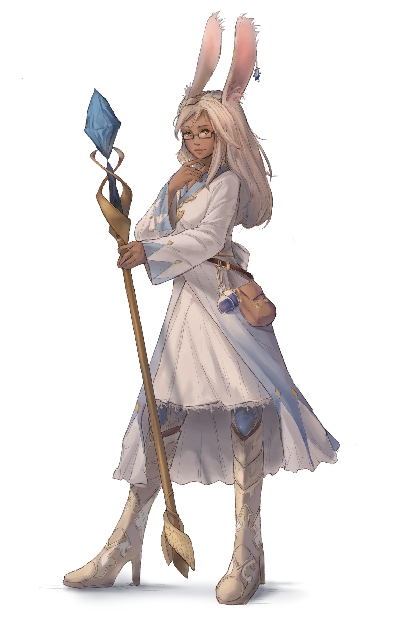 Artstation White Mage Viera Remae Peters