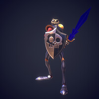 Artstation Reaper Hellfire Shotgun Lowpoly Model Overwatch Andre Galrao