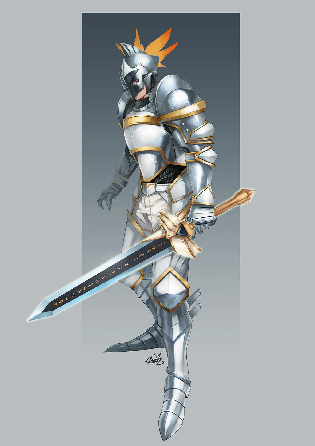 ArtStation - Azure Knight