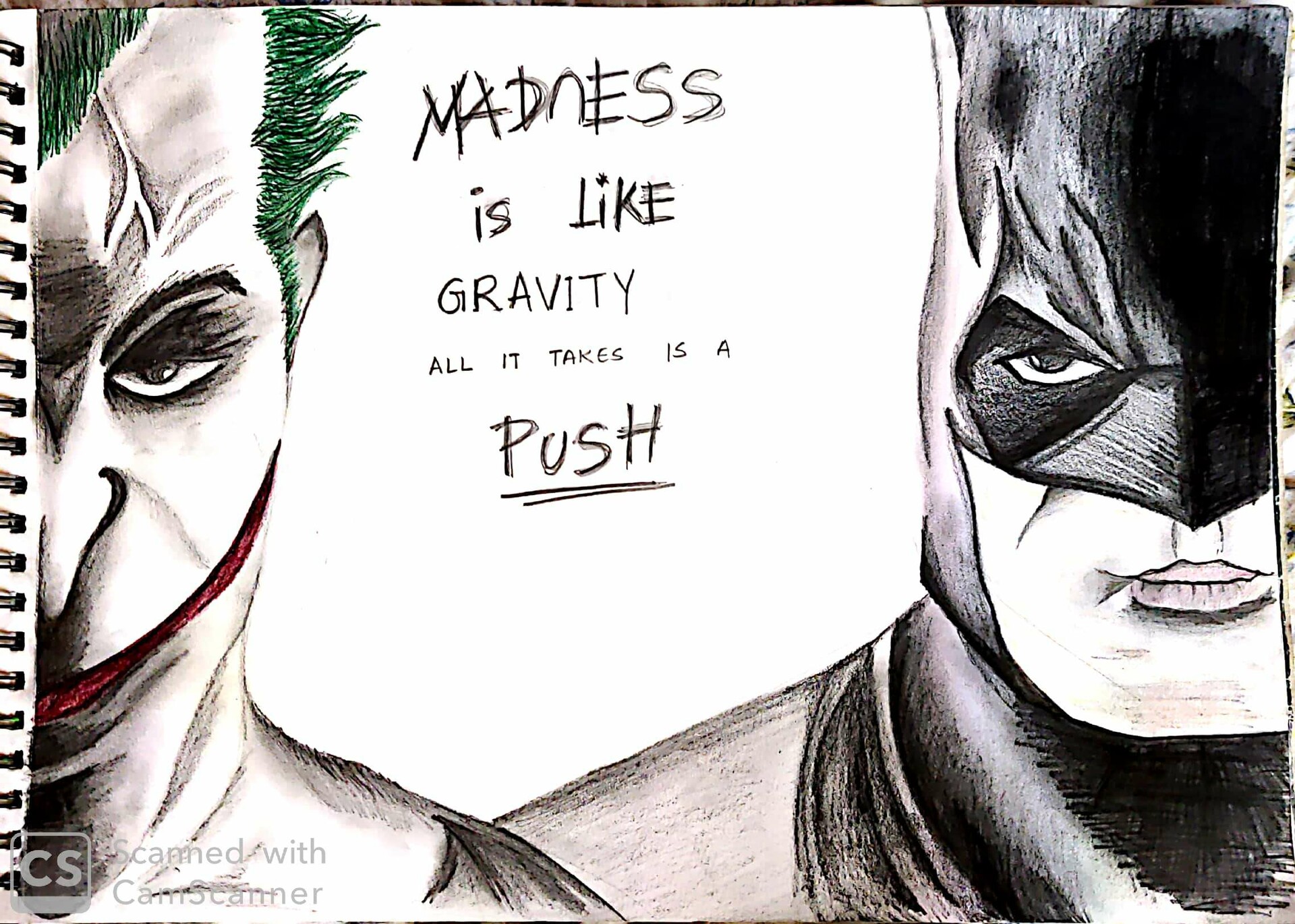 Artstation Joker And Batman Fan Art Sanjana Mallya