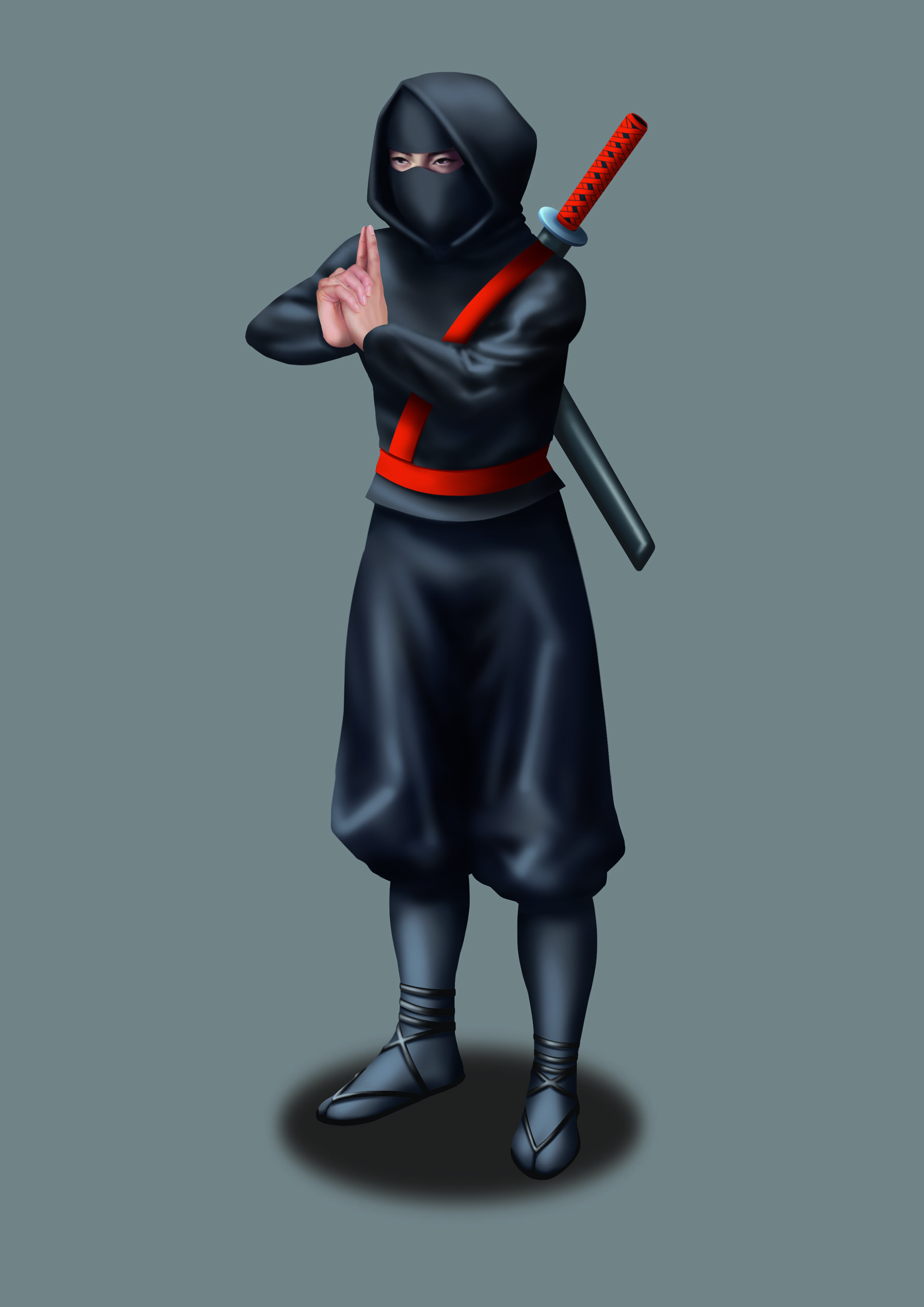 Lora Pang - Character Design - Ninja