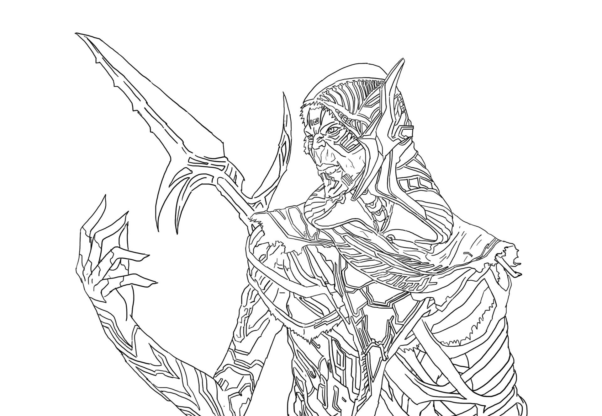Artstation Movie Style Corvus Glaive Bagani Sularte