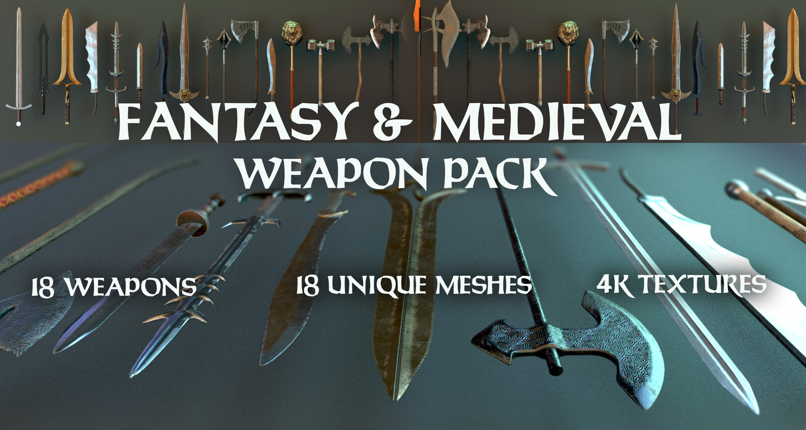 Fantasy & Medieval Weapon Pack