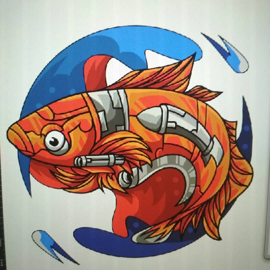 Artstation Cupang Garvas Wash Burn