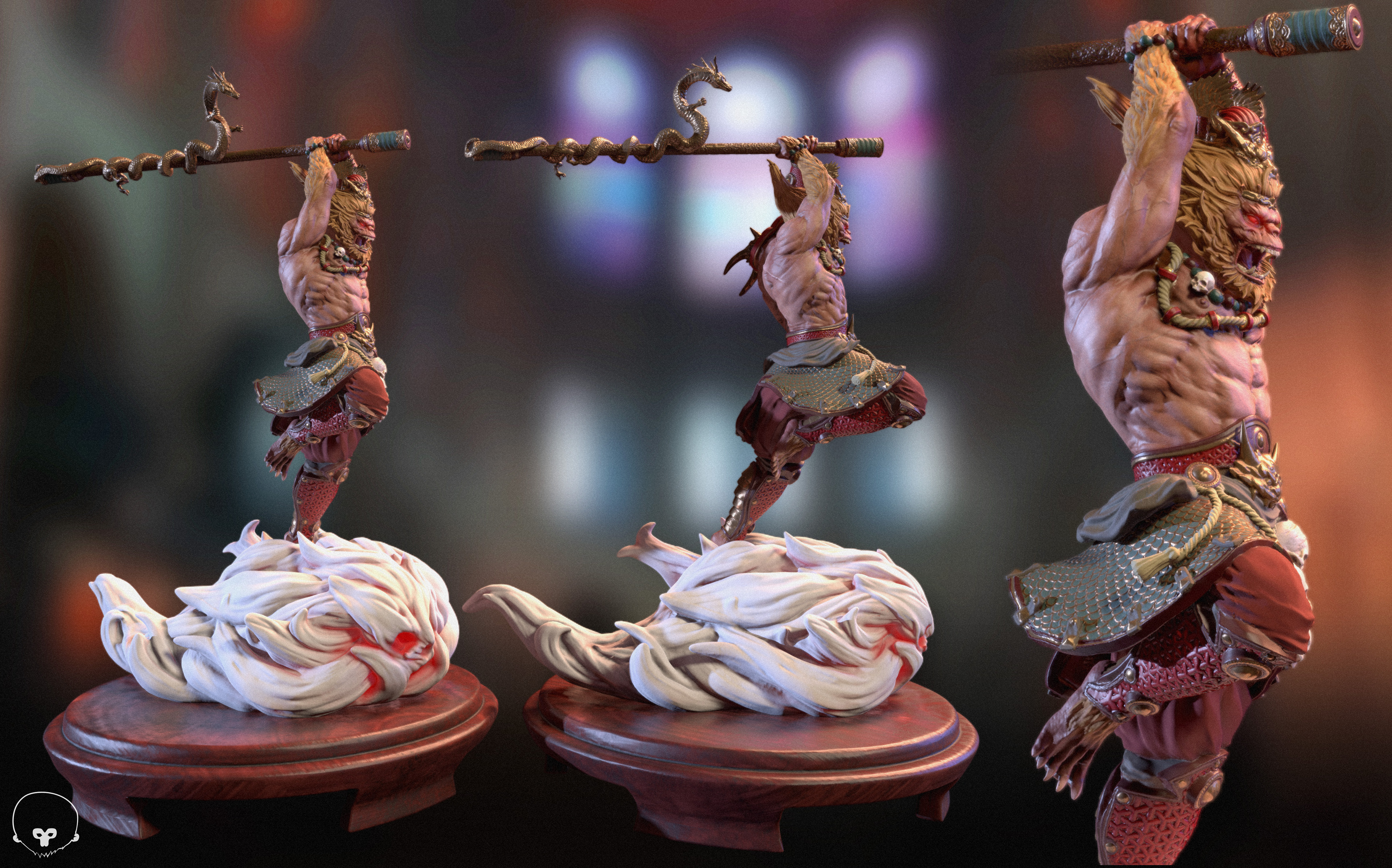 Artstation Sun Wukong Monkey King Lee Stansbury Artstation Sun Wukong Monkey King Lee Stansbury