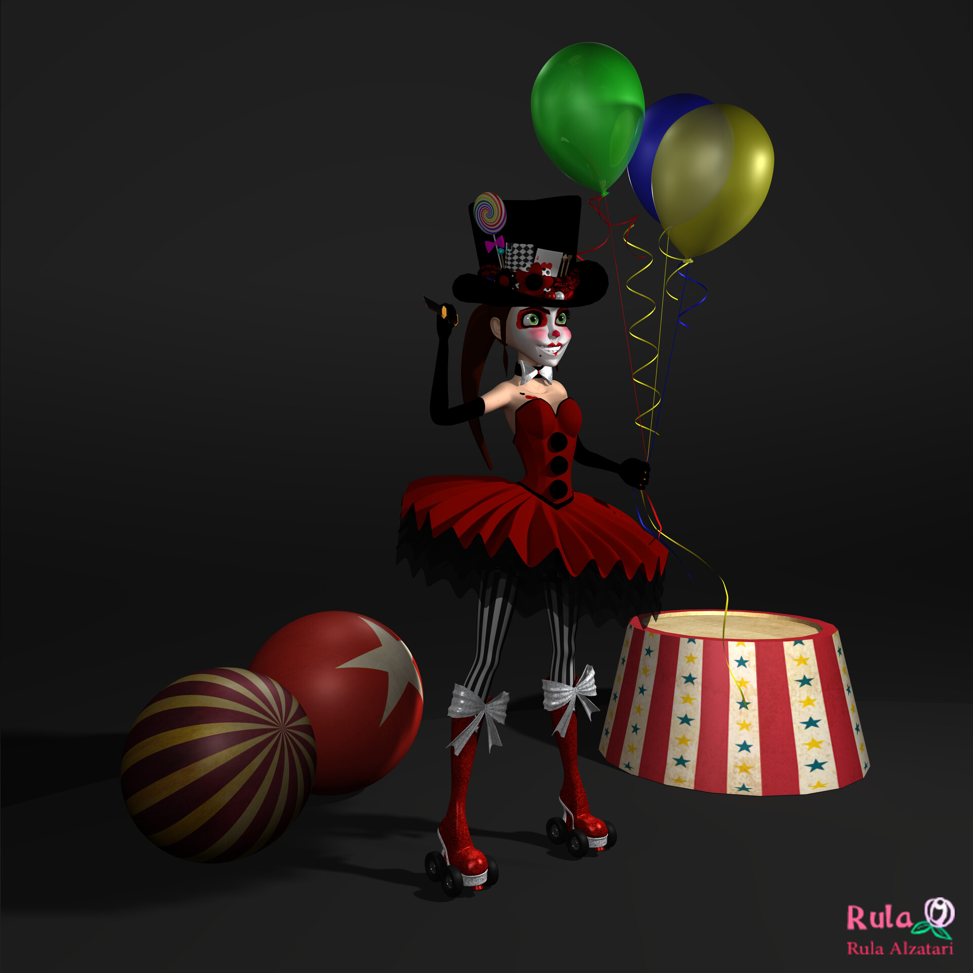 Rula Alzatari Evil Clown Rula Alzatari Evil Clown