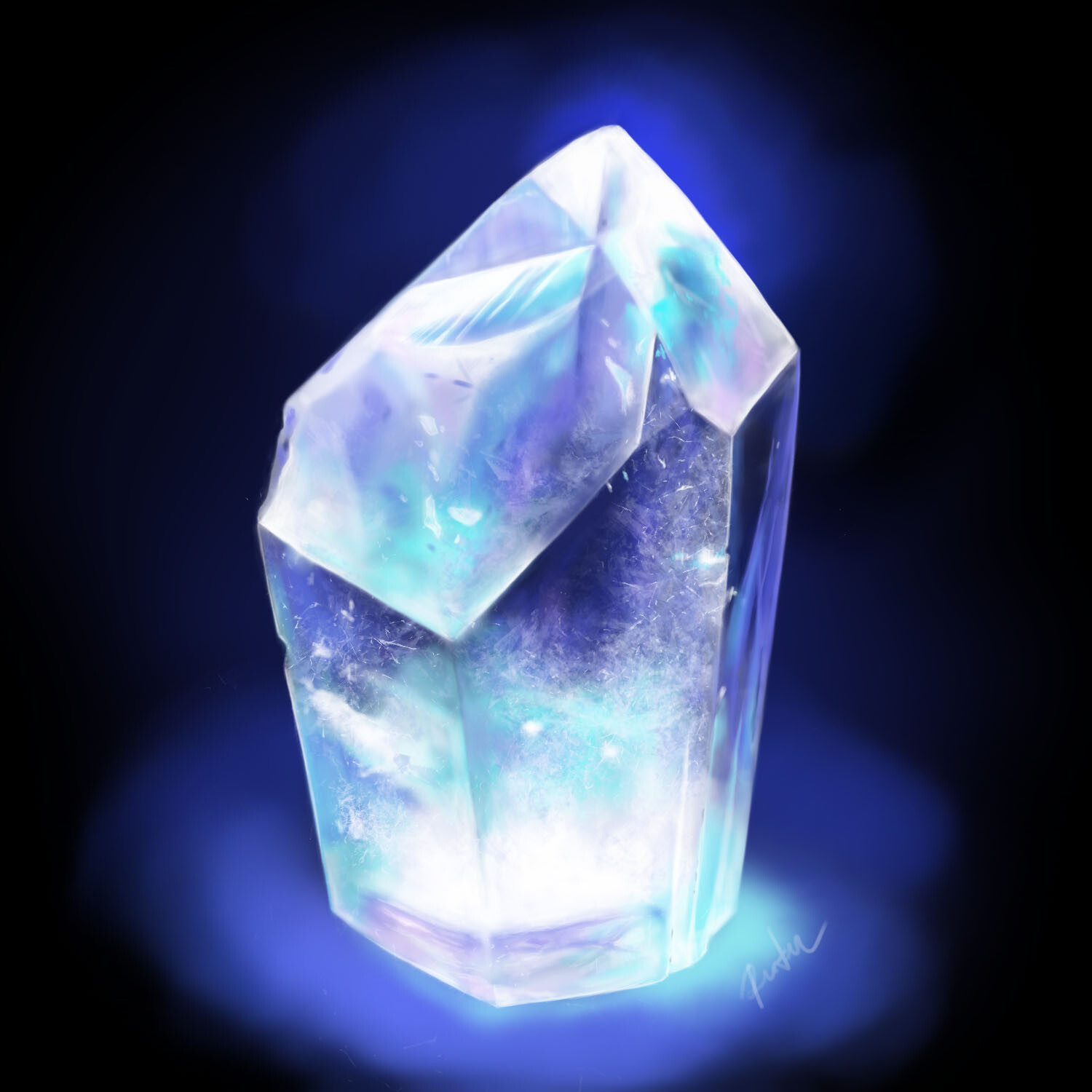 Magic crystal.