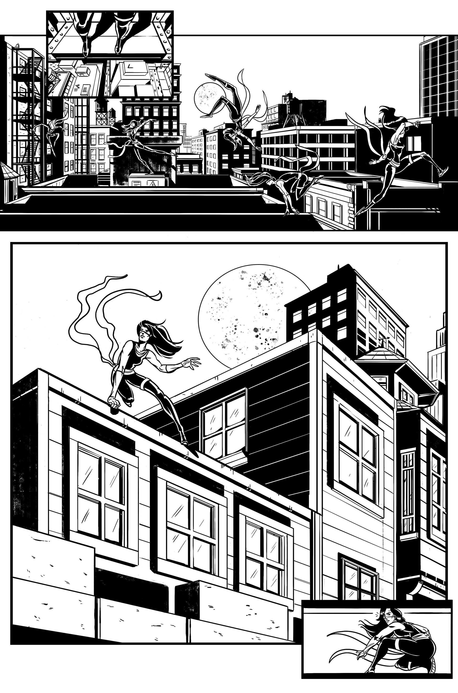 Artstation Marvel Defenders Sample Pages Chris Miglorino