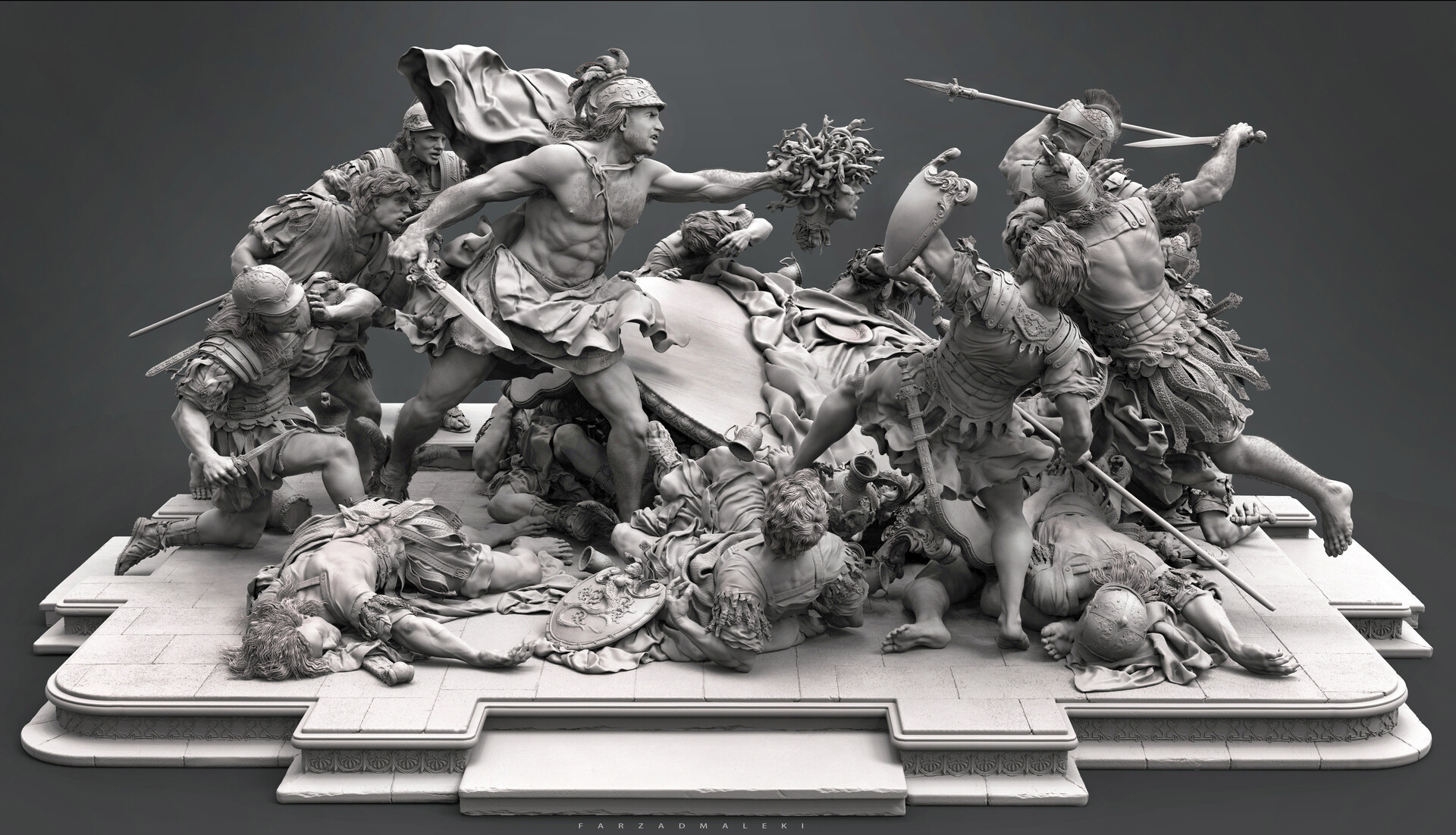 【Artist Project】 LOLONINE - Perseus & Medusa ArtStation - Perseus
