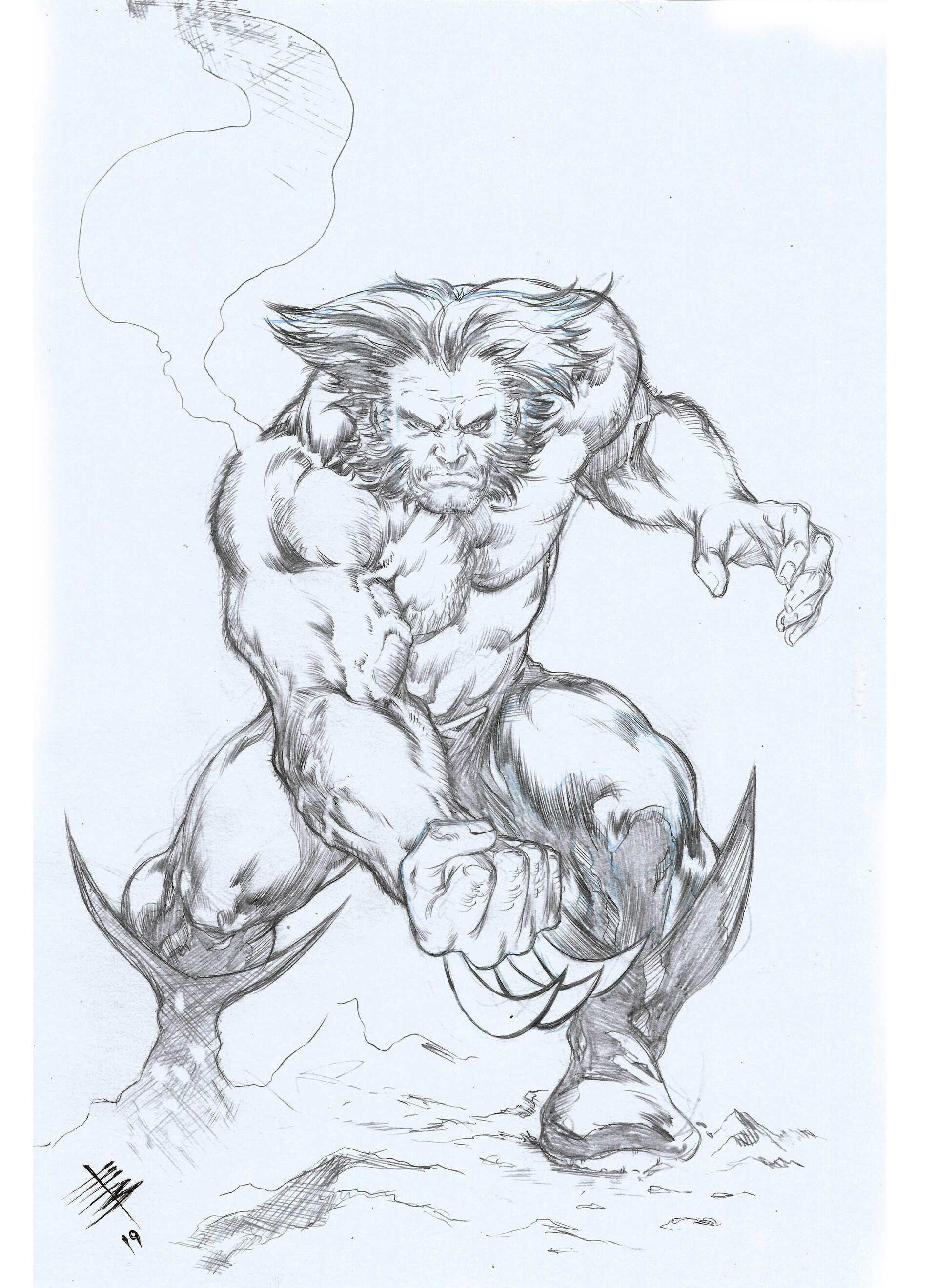 ArtStation - Wolverine Pencil Art