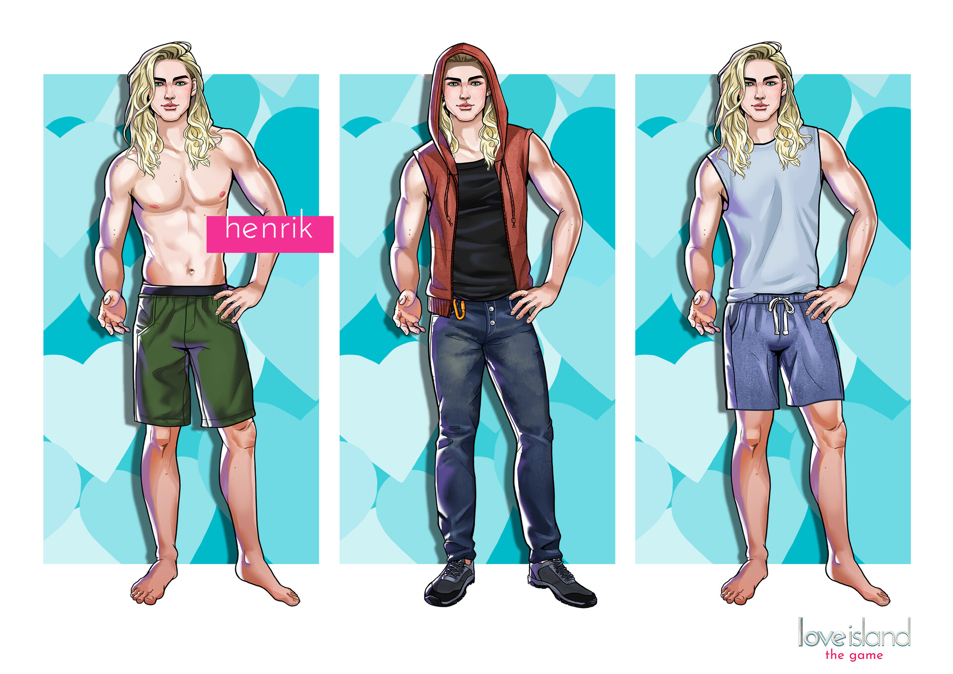 Artstation Love Island The Game Characters David Galopim