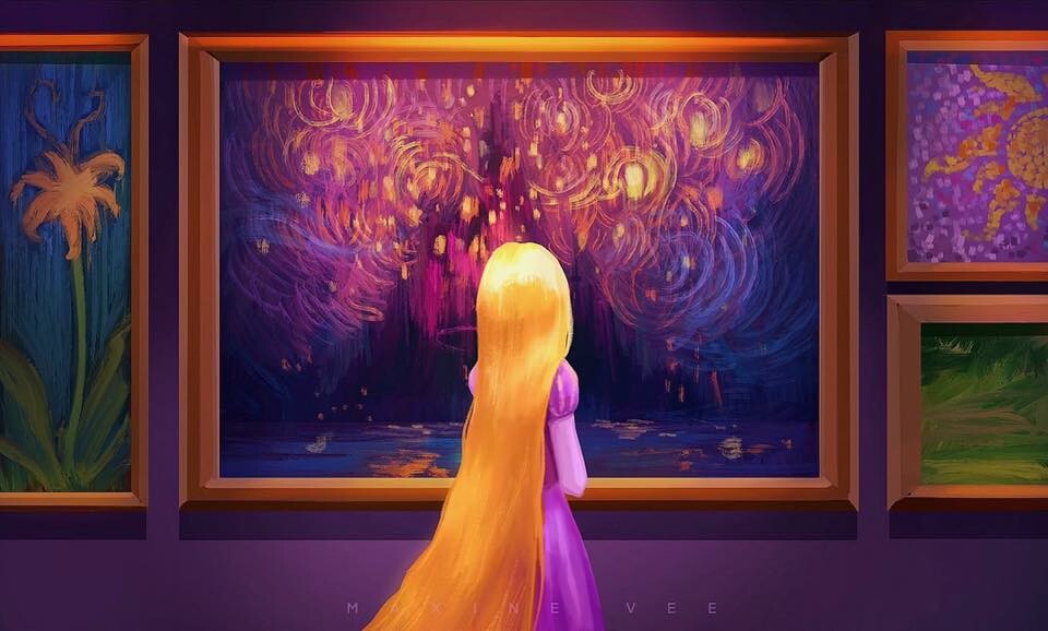 Artstation Rapunzel Maxine Vee