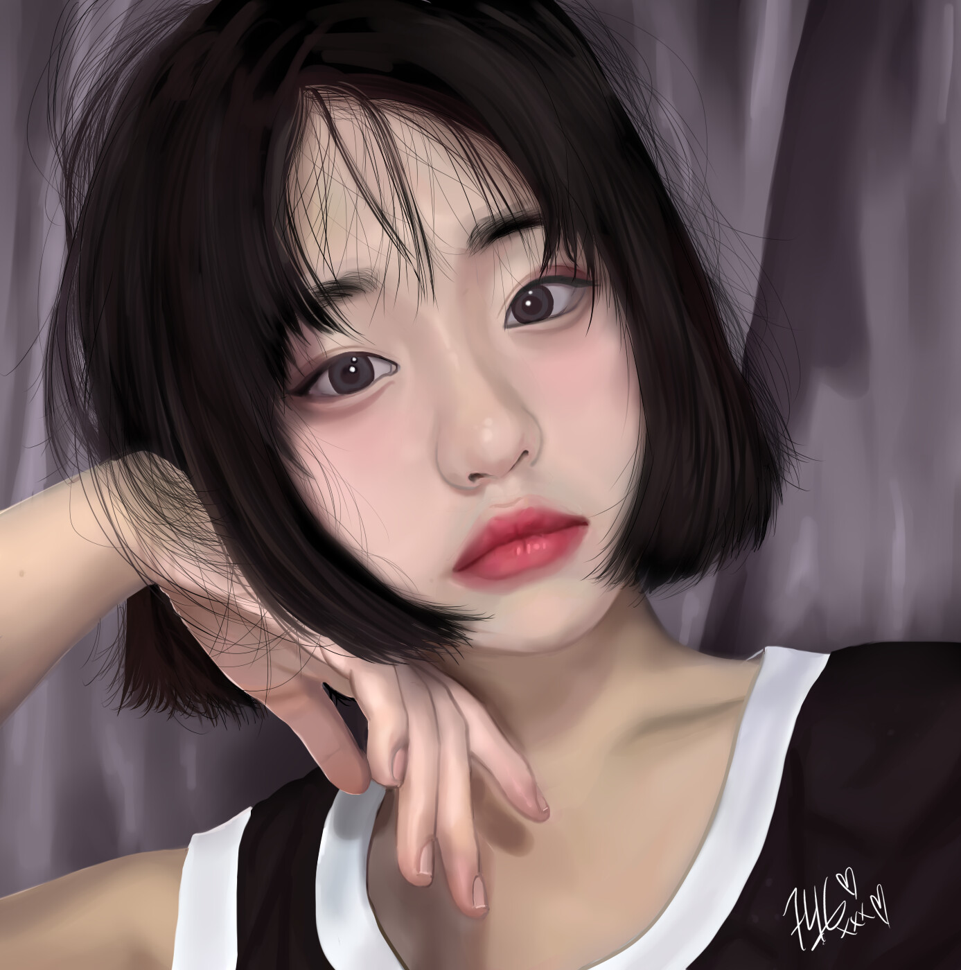 Korean Girl Art