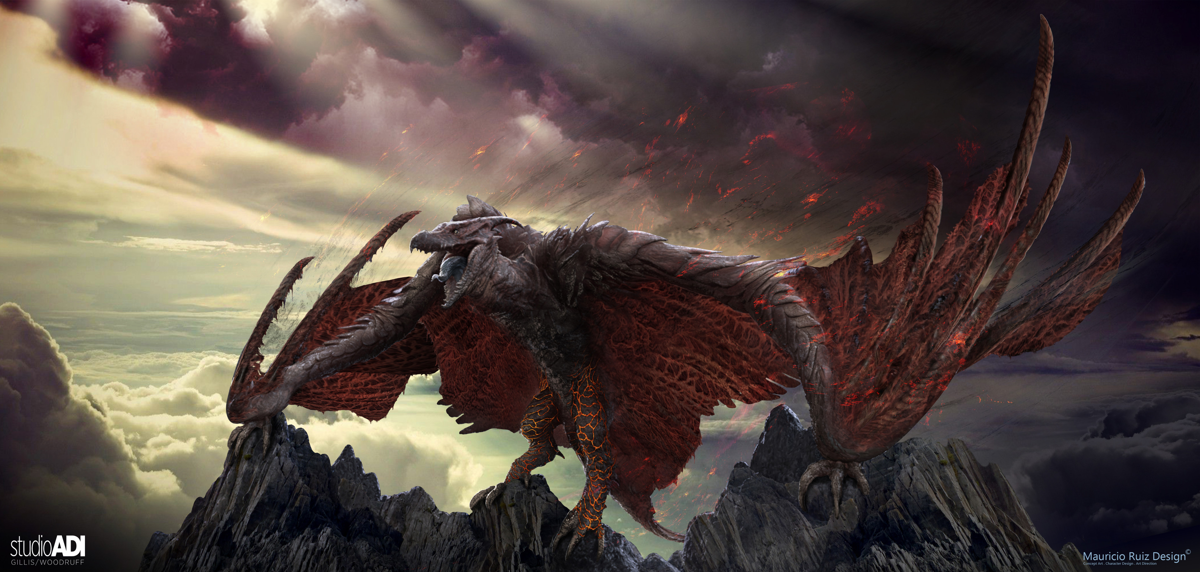 Posed Rodan with wing talon option.