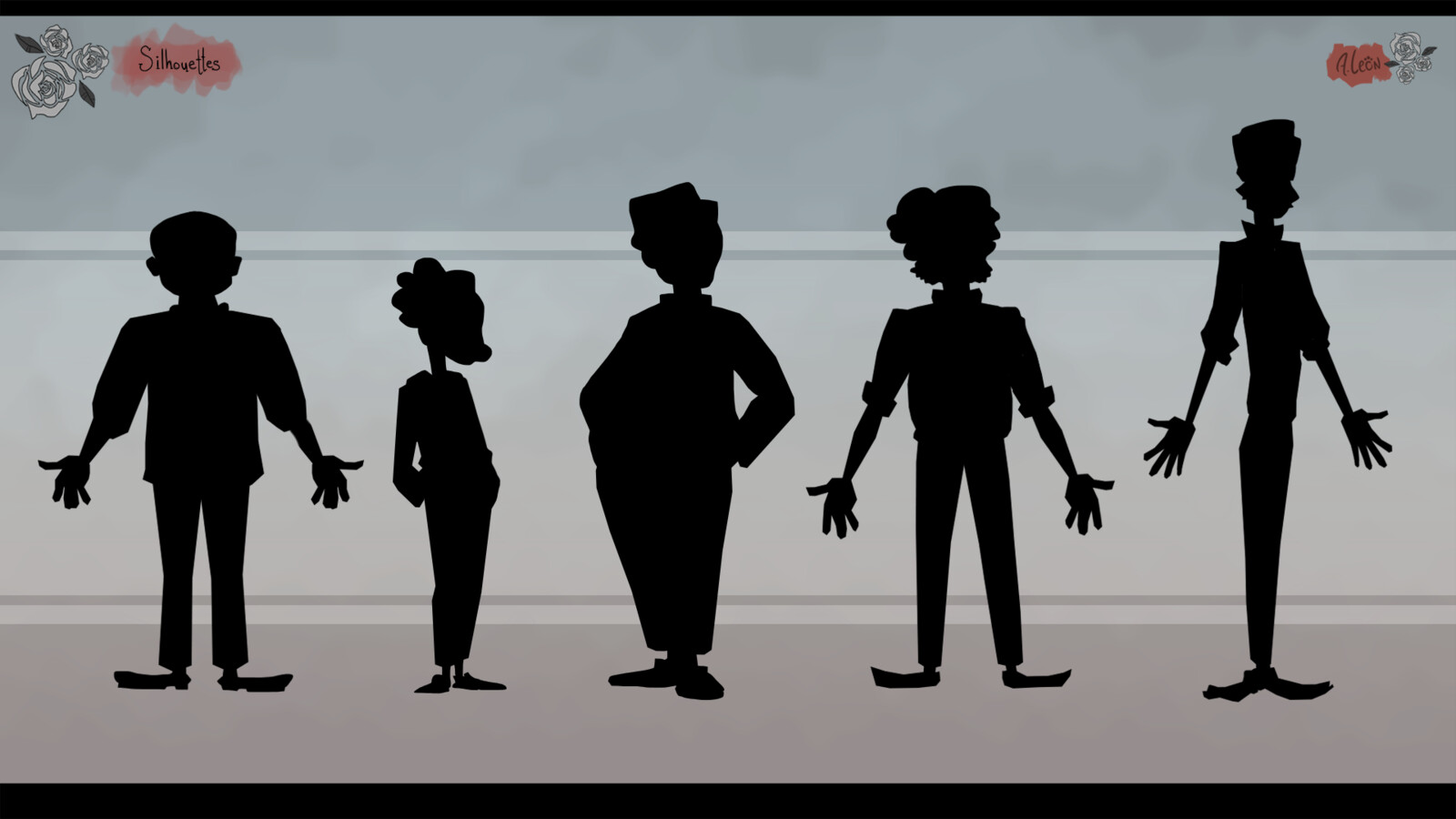 Kaliman silhouette explorations