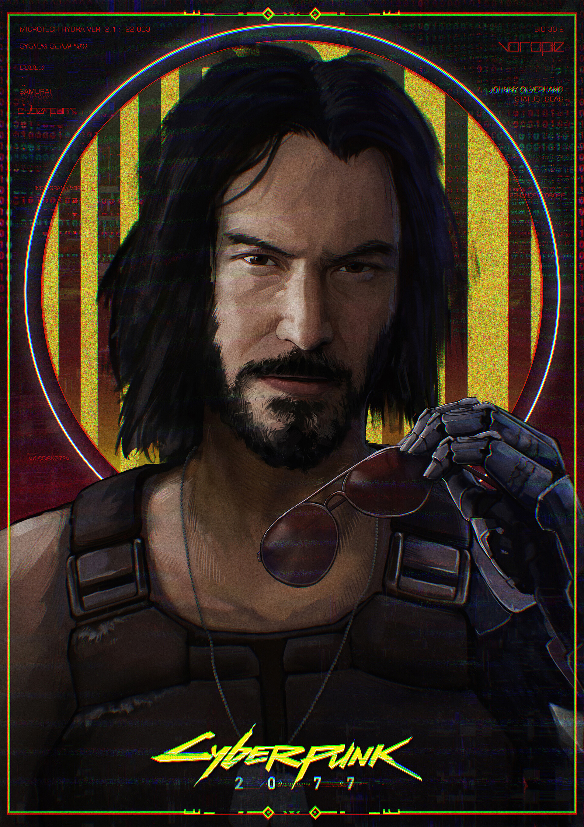 Artstation Johnny Silverhand Cyberpunk 2077 Voropie Johnny silverhand, hayri aslan kocaman. johnny silverhand cyberpunk 2077