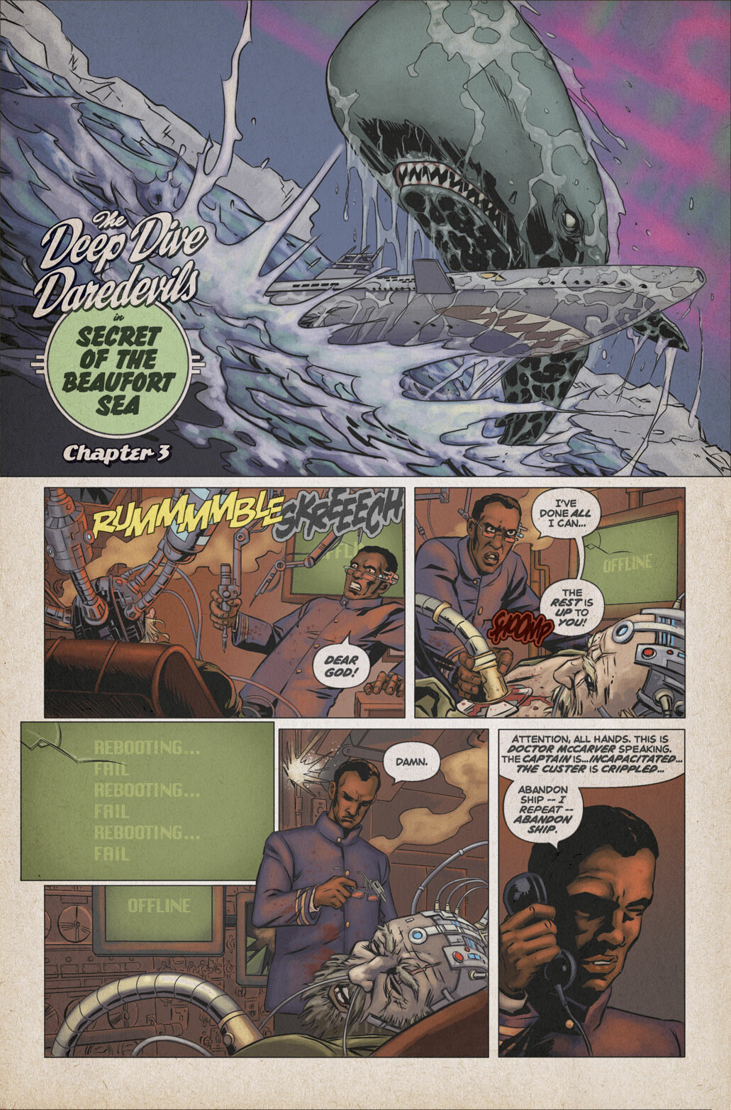 Deep Dive Daredevils, The Secret of the Beaufort Sea.
Page 20