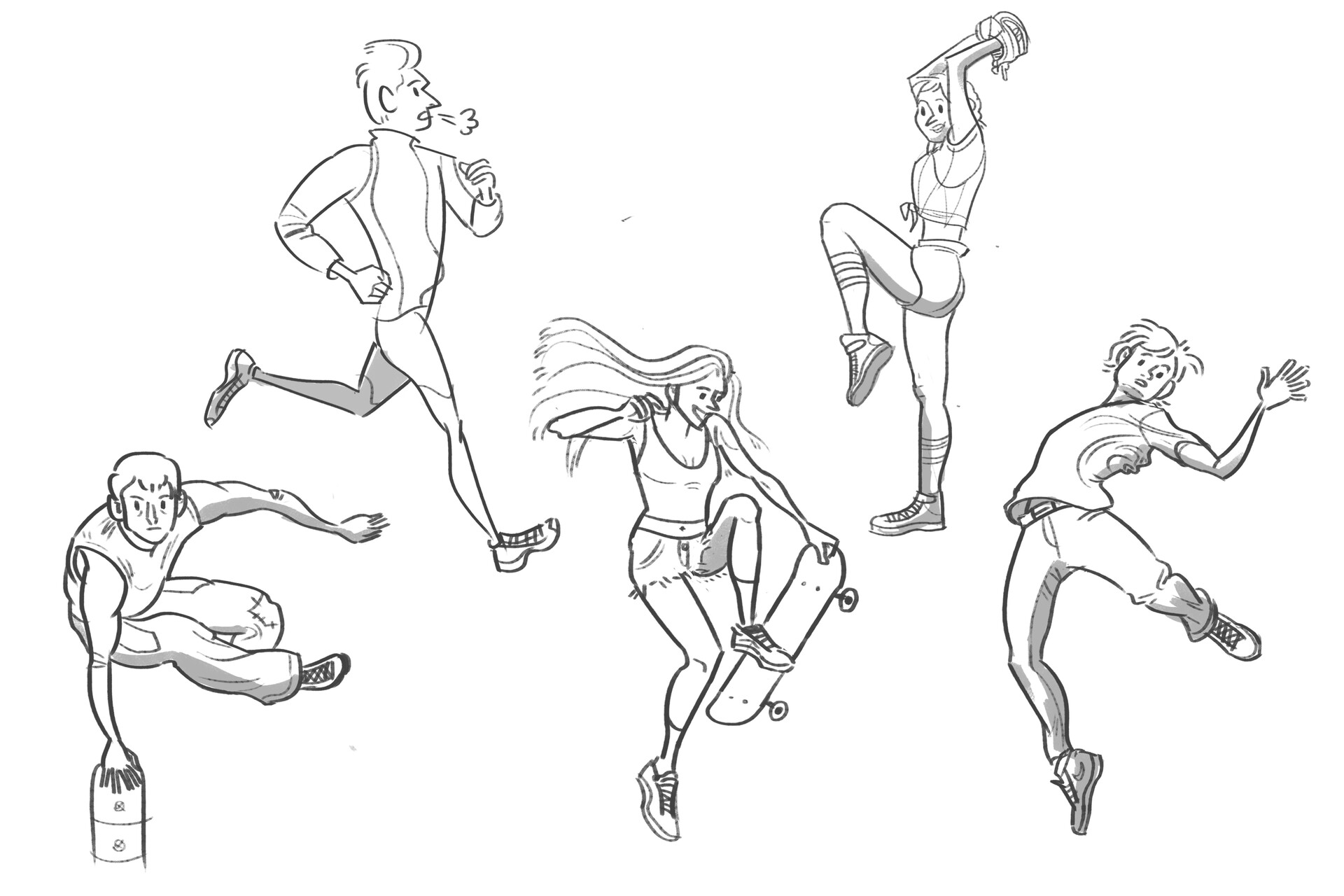 Running Man | Quick drawing of my buddy in a running pose. i… | Flickr