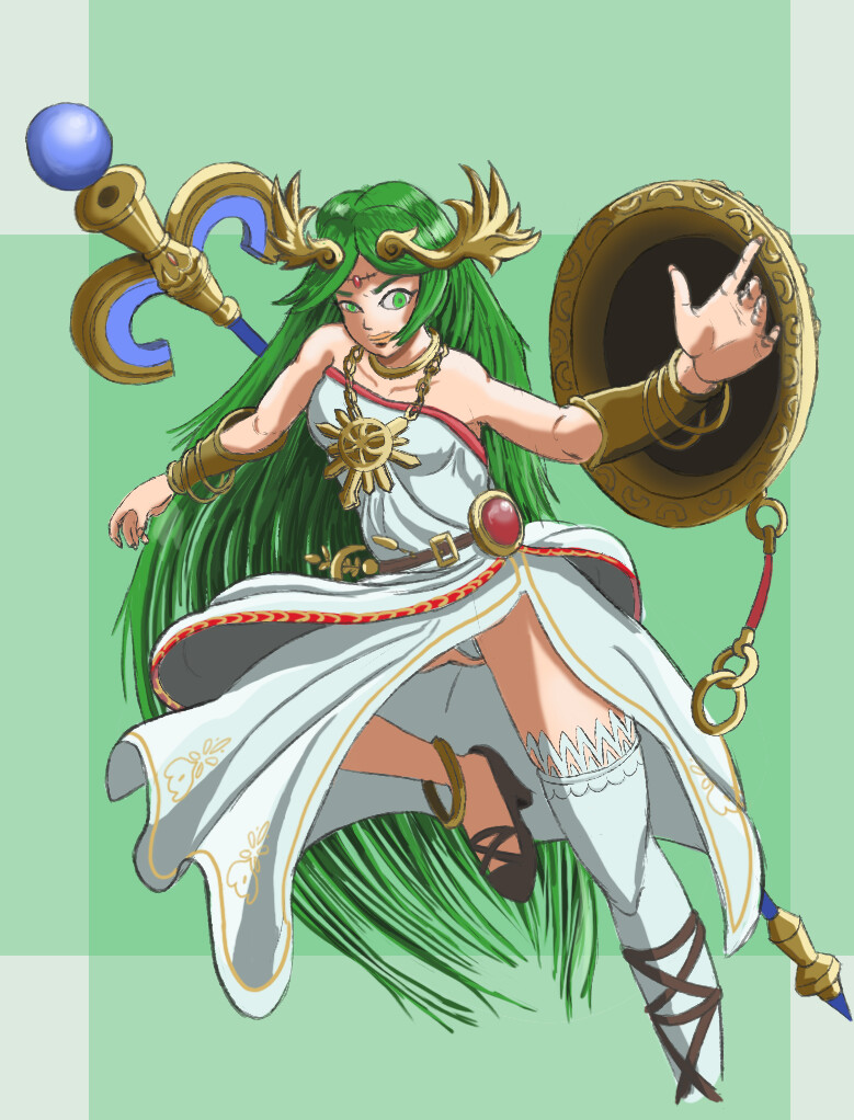 ArtStation - Palutena sketch