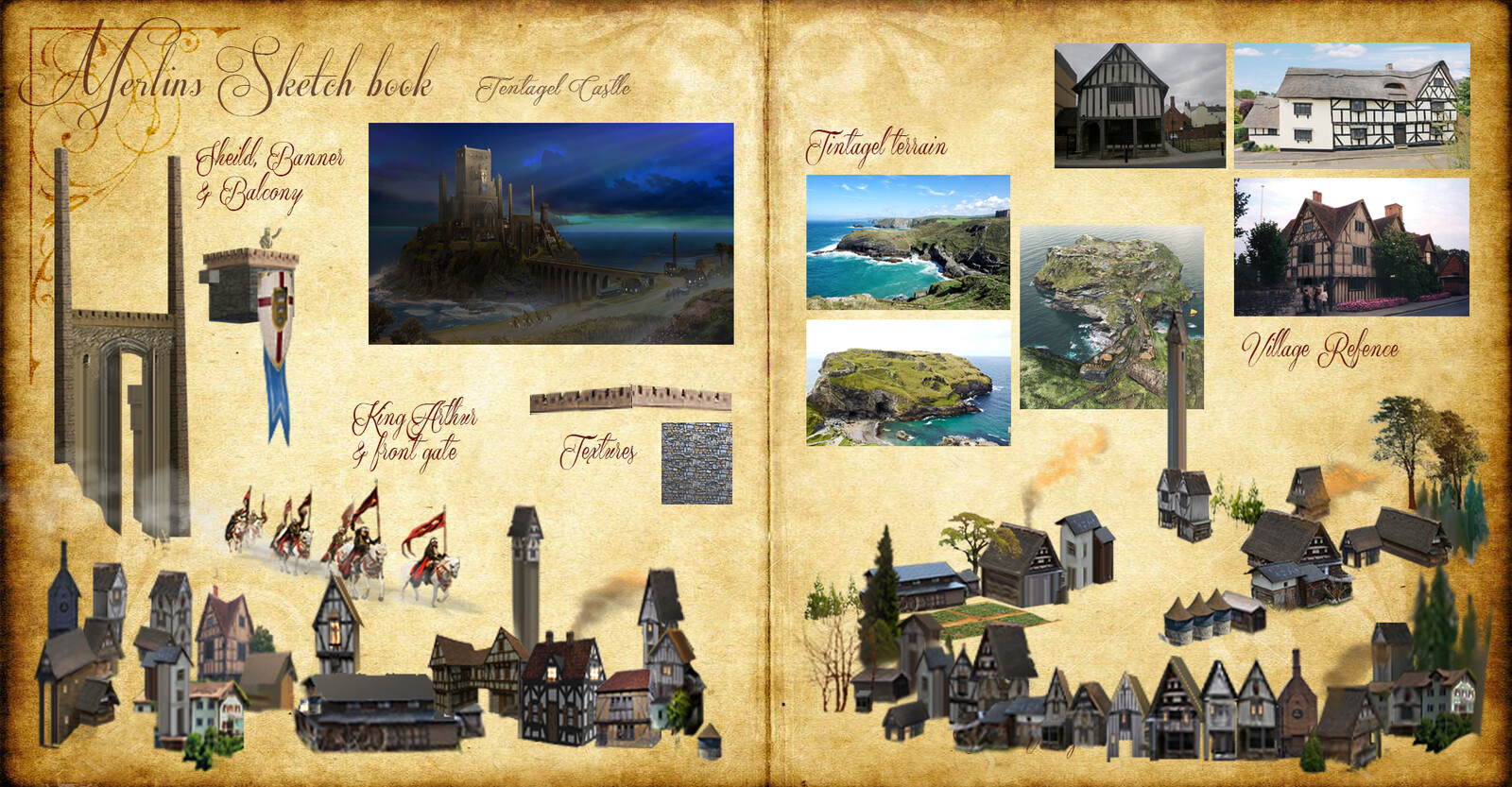 Castle Tintagel Call outs page