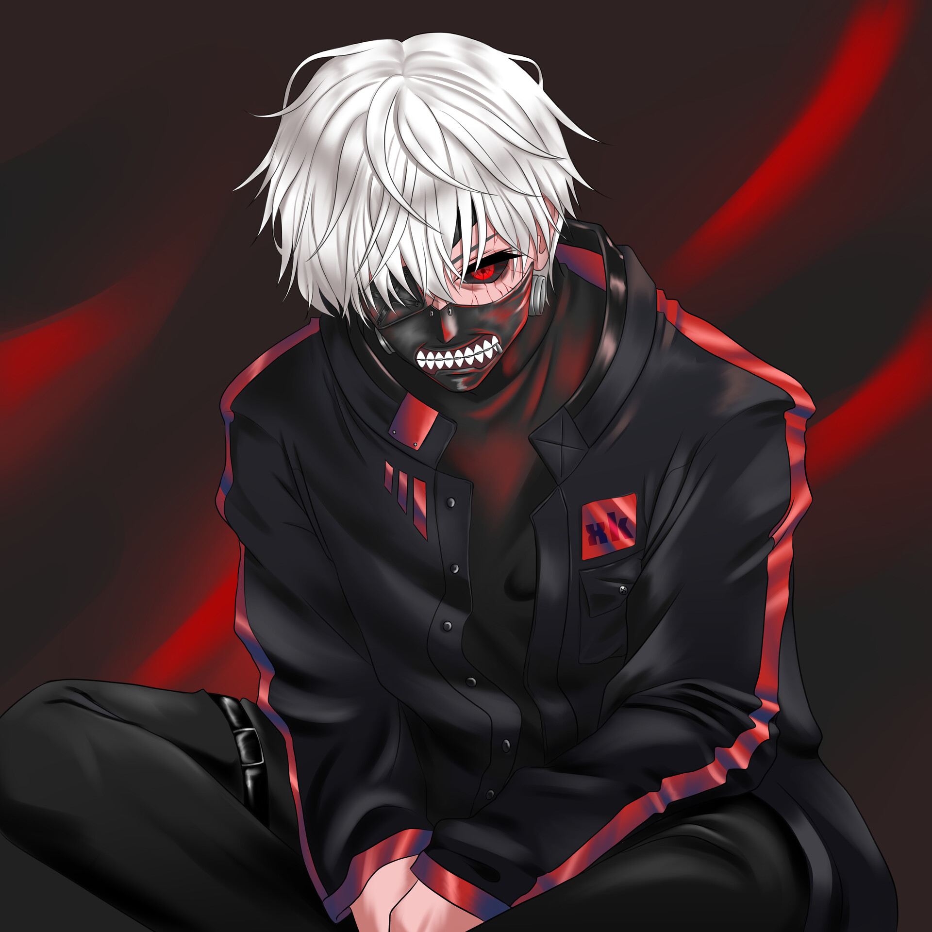 My take on Kaneki Ken from Tokyo Ghoul with some modern cloths.