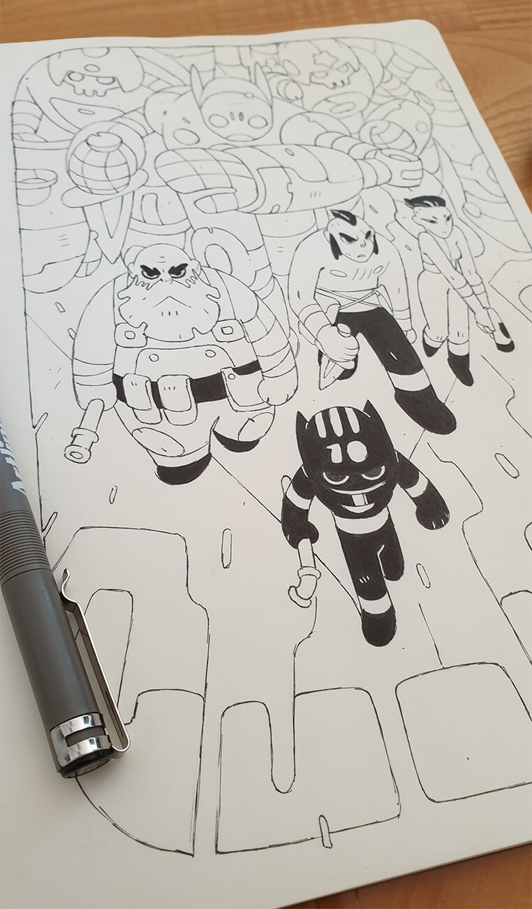 Marching fighters! Ink02