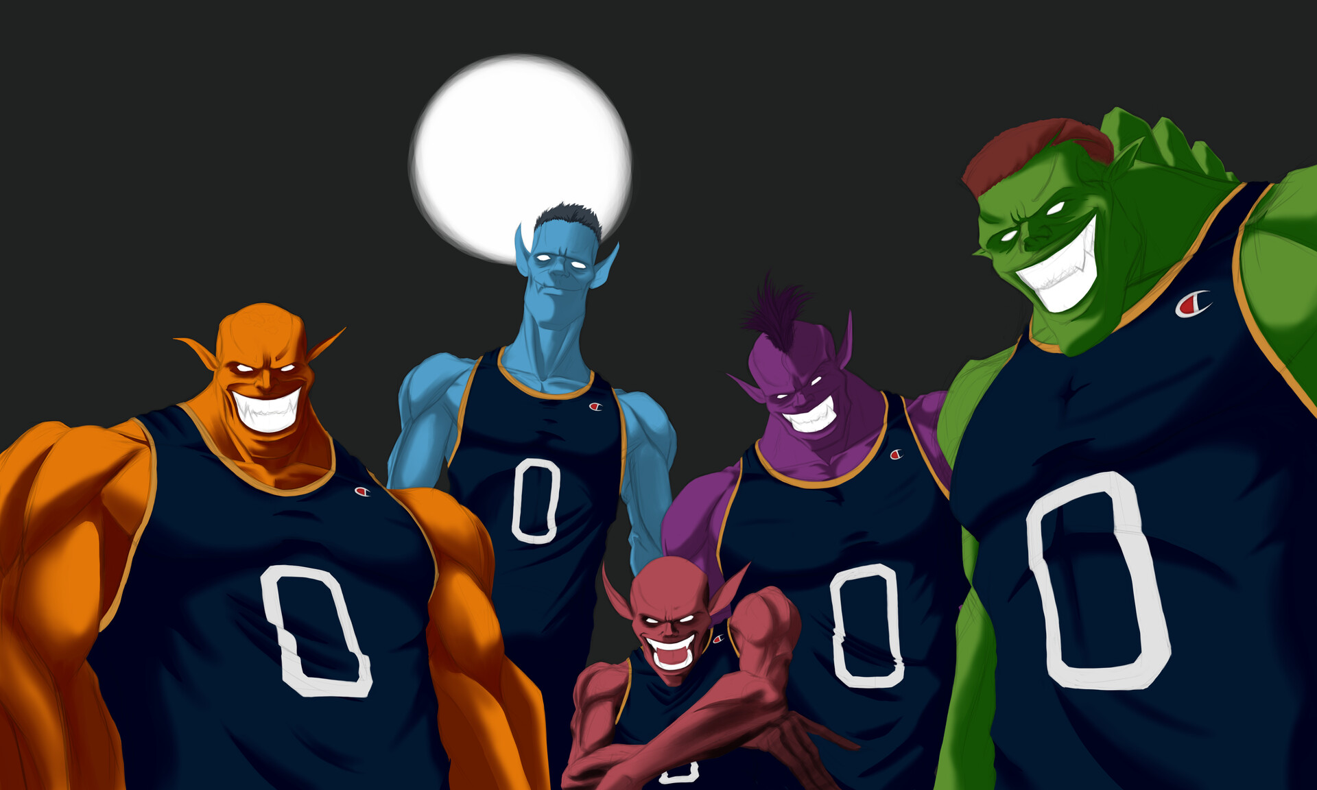 Artstation The Monstars Space Jam Fan Art Melvin Maurel