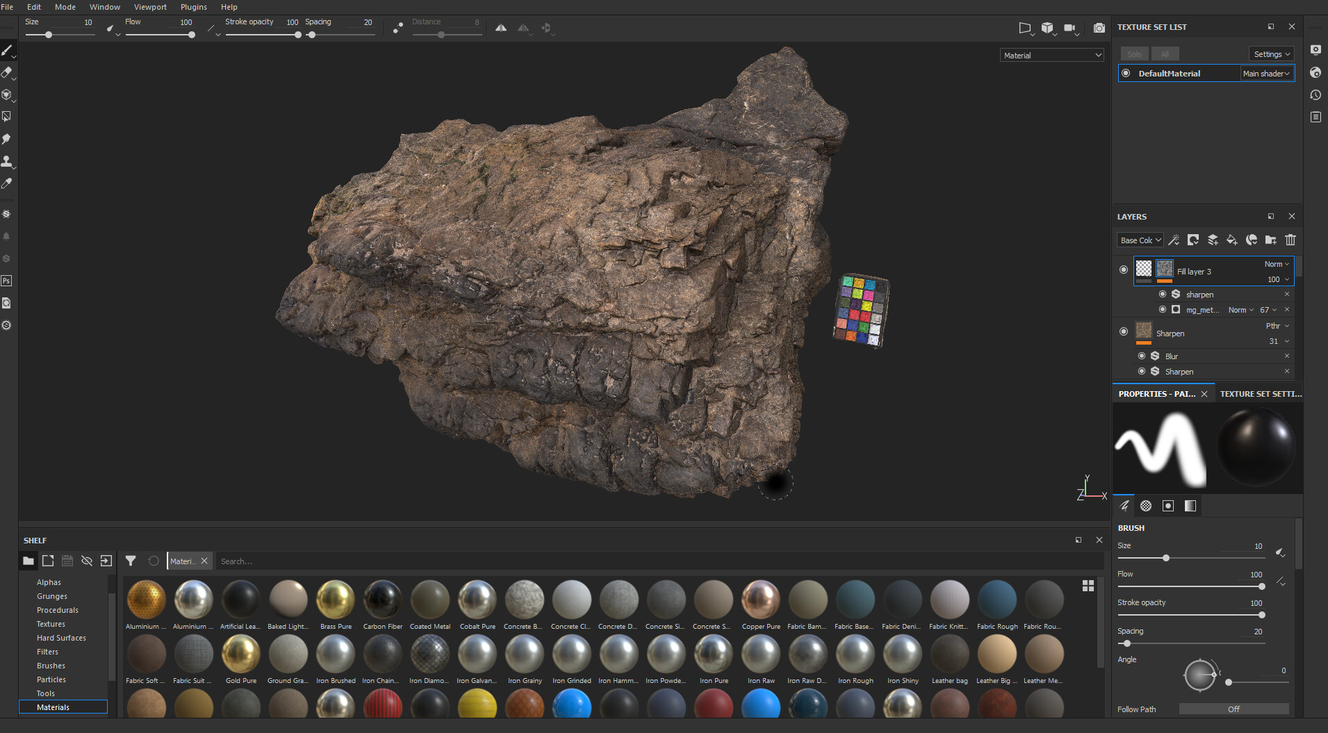 Substance Painter. Текстура пластика PBR. Substance Painter текстура камня. Запекание текстур в substance для игр.