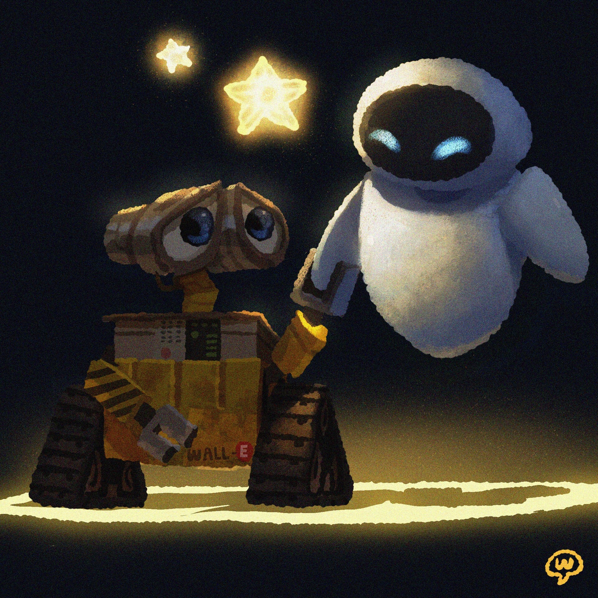 Artstation Wall E Eve William Chen
