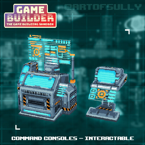 Command Consoles - Interactable (asset for 'Game Builder')