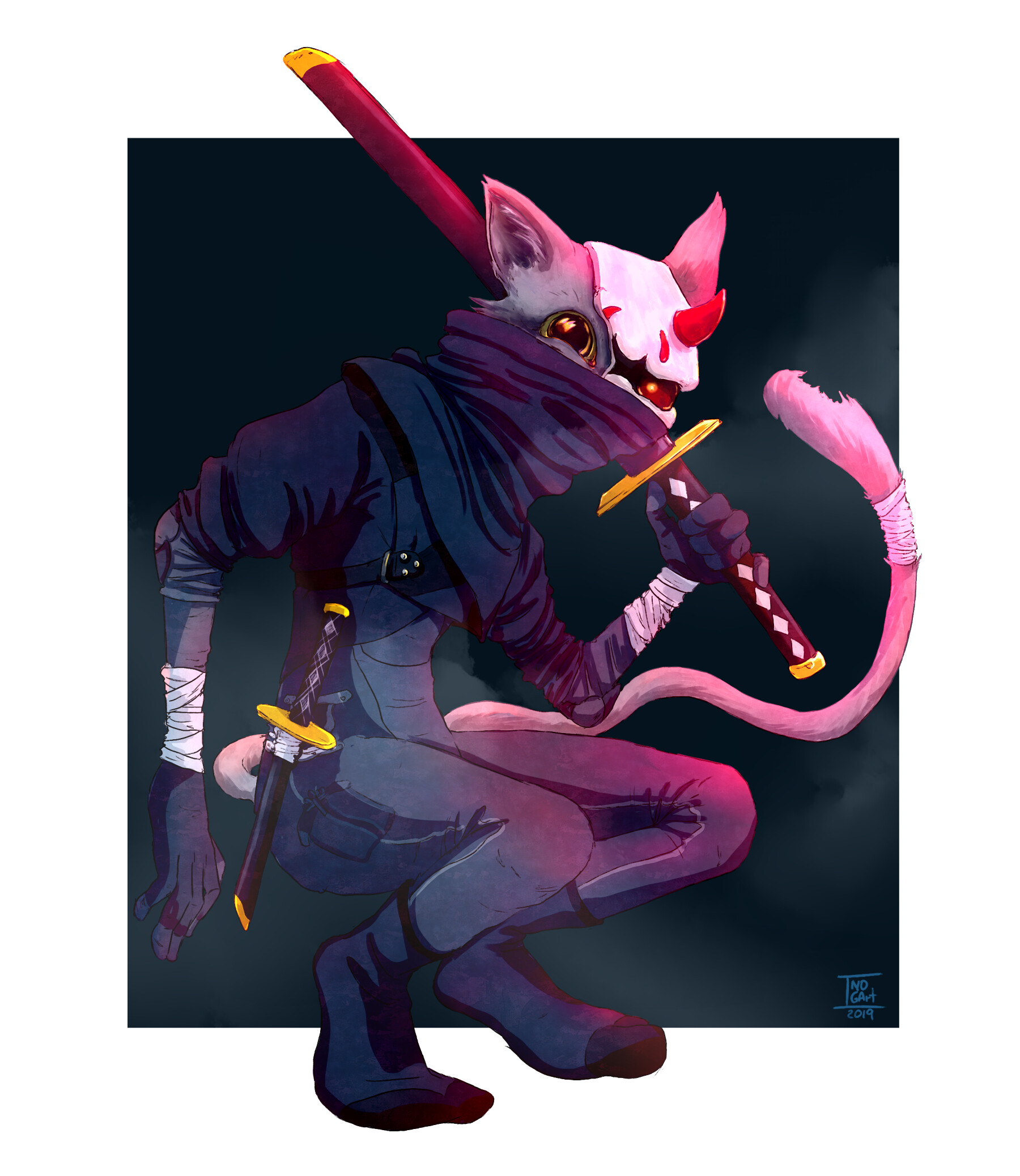 ArtStation - CDC Ninja Cat