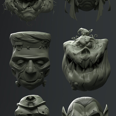 Wall of Monsters  - Sculpt 