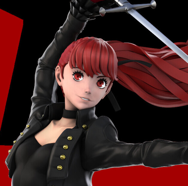 Artstation Kasumi Persona 5r Fan Art George Crudo