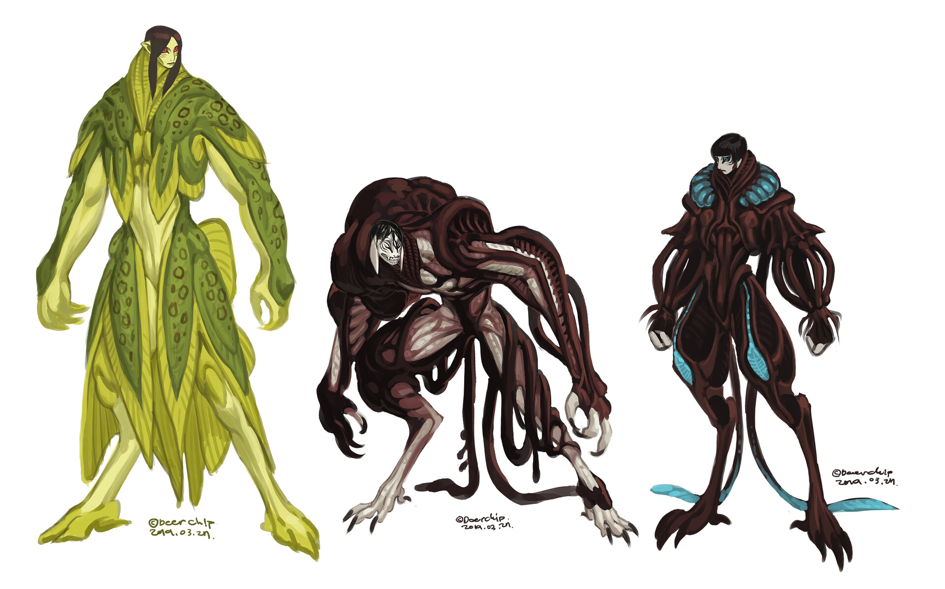 Artstation Alien Species Seryeon Jung